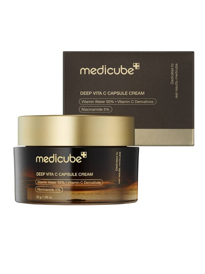 Medicube Deep Vita C Capsule Cream – Ενυδατική κρέμα διπλής υφής για φωτεινό δέρμα