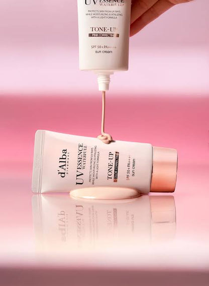 d'Alba Waterfull Tone - up Sunscreen Pink Correcting 50ml